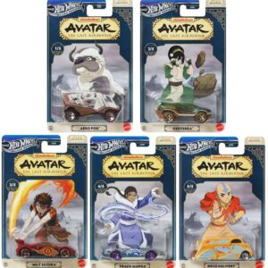 Hot Wheels Avatar Set of Five (Aero Pod, Geoterra,MS-T sukua, track manga, deco delivery)
